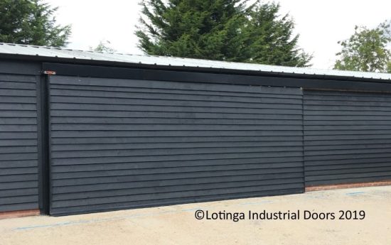 Roller Shutter Barn Door