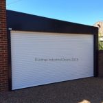 Domestic Garage Door in White Roller Shutter Garage Door